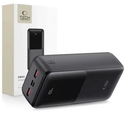 Obrázok produktu pre Tech-Protect PB03 POWER BANK 30000MAH 22.5W BLACK
