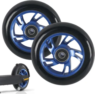 Obrázok produktu pre Kolieska na kolobežku 100 mm, 2 ks, hliník, s ložiskami, pre stunt kolobežky