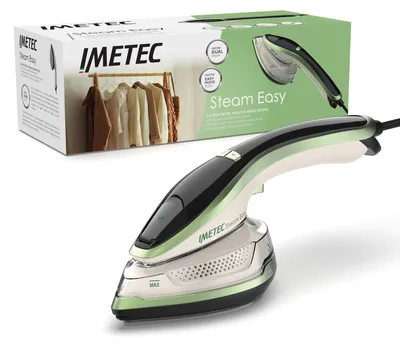 Obrázok produktu pre Imetec STEAM EASY, Ručný parný čistič, 0,5 min, Biela, Zelená, Čierna, 20 g/min, Keramický, 1200 W