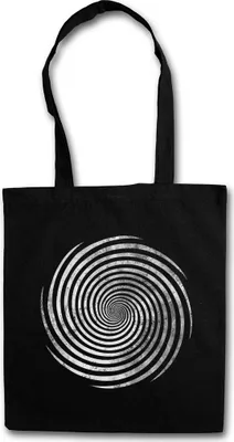 Produktbild von Urban Backwoods Hypno Spiral I, Stofftasche, Farbe: Schwarz