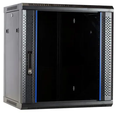 Produktbild von DSIT 12 HE Serverschrank, Wandgehäuse, mit Glastür (BxTxH) 600 x 450 x 634mm (DS6412)