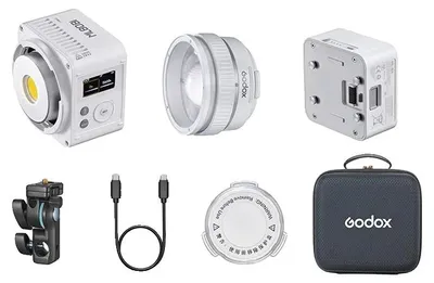 Obrázek produktu pro LED video světla, dvoubarevná, bezdrátové ovládání, model ML80Bi