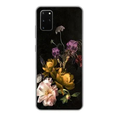 Produktbild von MuchoWow® Handyhülle Schutzhülle Hülle für Samsung Galaxy S20 Plus Blumen - Muster - Pflanzen Silikon Softcase Handy Hülle - Hartschale