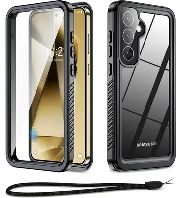 Productafbeelding van Beschermhoes voor Samsung Galaxy S24 Plus, waterdicht (IP68), schokbestendig, stofdicht, zwart