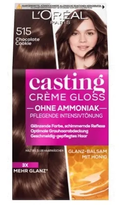Produktbild von LOréal Casting Creme Gloss Haarfarbe 515 - Schokoladen Nuance - Lang anhaltende Farbe & Glanz - Belebt das Haar & deckt graue Haare ab