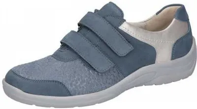 Produktbild von Waldläufer Damen Slipper in Blau, Größe 7