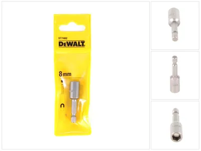 Immagine prodotto di DeWalt DT 7402 Bussola esagonale magnetica - Lunghezza 50mm, attacco da 8 mm