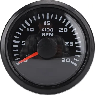Obrázek produktu pro 52 mm otáčkoměr 3000 ot/min DC 9 až 32 V 7 barevné podsvícení s počítadlem motohodin pro nákladní automobily - traktory - automobily - lodě černý číselník CX6223B