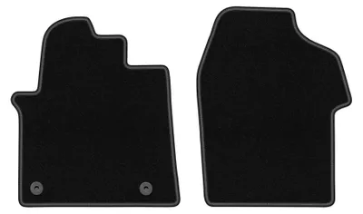 Image de Tapis de sol en moquette pour Citroen Jumpy III 2018- (utilitaire) – jeu 4 pièces, noirs, sur mesure – Wielganizator BASIC