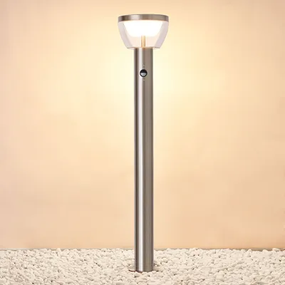 Produktbild von LED Standleuchte Wegeleuchte Außen Edelstahl IP44 Warmweiß 9 Watt 550lm 80cm Gartenleuchte Pollerleuchte 309A1-800