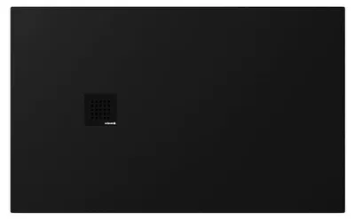 Produktbild von TRENECA Gussmarmor-Duschwanne 130x80cm, schwarz matt