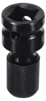 Imagen del producto de Llave de impacto eléctrica de 1/2 de pulgada con adaptador de socket de 1/4 de pulgada de vástago hexagonal para destornillador eléctrico, y convertidor de mandril de liberación rápida