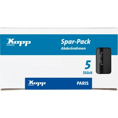 Produktbild von Kopp Kopp Paris Frame - 2 Fold - Mattschwarz - 5 Stück