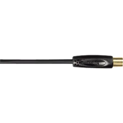 Produktbild von Avinity Antenne Kabel, 1,5 m, Antennenkabel, coax plug, coax socket, Schwarz