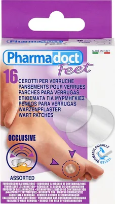 Produktbild von Pharmadoct 16 Feet Warzenpflaster mit Salicylsäure, 16 St. Pflaster