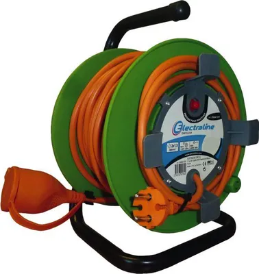 Obrázok produktu pre Záhradný navijak 25 m – praktický predlžovací kábel do exteriéru – Electraline