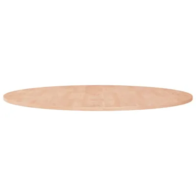 Immagine prodotto di The Living Store Piano del tavolo rotondo Ø90x1,5 cm Rovere massiccio non trattato