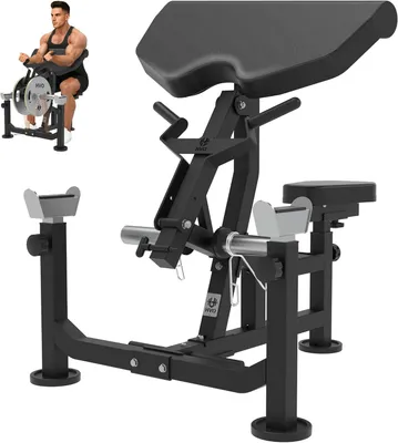 Immagine prodotto di Panca multifunzione 3-in-1 per esercizi per i bicipiti, per lo sviluppo della forza e per l'allenamento muscolare