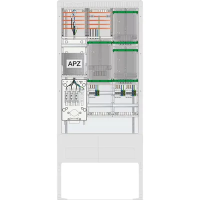 Produktbild von ABN Zähleranschlusssäule 3 ZP, APZ, 5pol Sperrb,Haupts,3p , IP54 ZP-Abd,, HAK, ZSK SZ207ZA3506