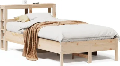 Productafbeelding van Maison Exclusive - Massief houten bed zonder matras, 75x190 cm, van grenenhout