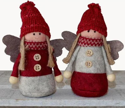 Image de Anges Déco Figures 2er Set Noël