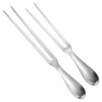 Productafbeelding van Elzusha - Set van 2 RVS Vleesvorken met Ergonomische Handgreep