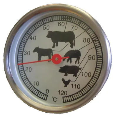 Produktbild von Räucherthermometer, Edelstahl bis 120° C