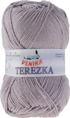Strickgarn TEREZKA 100% Baumwolle, grauviolett