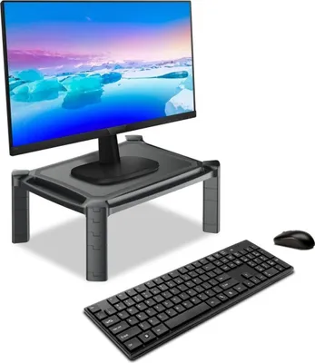 Immagine prodotto di Techly Höhenverstellbare Ablage / Stand für 13-32" Displays