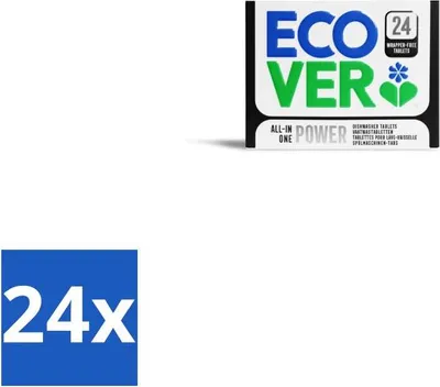 Produktbild von Ecover - All-in-One Power-Geschirrspültabs - 24 Tabs - Vorteilspack - 24 Stücke