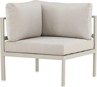Produktbild von Copacabana Gartensofa Eckteil beige.