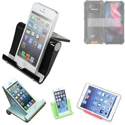 Produktbild von K-S-Trade Handy-Ständer kompatibel mit Oukitel WP32 faltbarer Tischständer Smartphone Tablet Halterung Reise