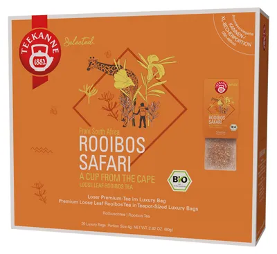 Produktbild von Teekanne  Rooibos Safari Luxury Bag 20 Beutel
