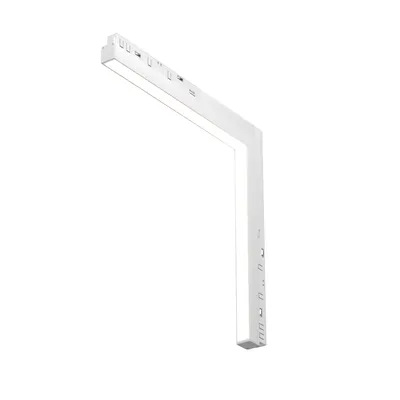 Produktbild von Maytoni  Langfeldleuchte für Magnetschienensystem Exility Basis Angle LED incl. Weiß aus Aluminum   24W für Küche, Schlafzimmer, Wohnzimmer, Esszimmer, Lobby