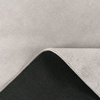 Produktbild von Waschbarer Teppich Wohnzimmer Kurzflor Einfarbiger Moderner Stil Weich