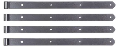 Produktbild von Alberts 822712 DURAVIS® Ladenband, gerade, Abschluss abgerundet, schwarzdiamant duplexbeschichtet, Rollen-Ø 13 mm, Größe 600 x 40 mm, 4er Set