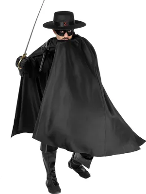 Produktbild von Zorro Cape - Umhang Karneval Kostüm Halloween
