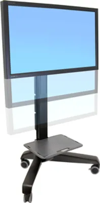 Produktbild von Ergotron Neo-Flex Mobile MediaCenter UHD, Multimedia-Wagen, Schwarz, Flachbildschirm, 54,5 kg, 127 cm (50"), 177,8 cm (70")