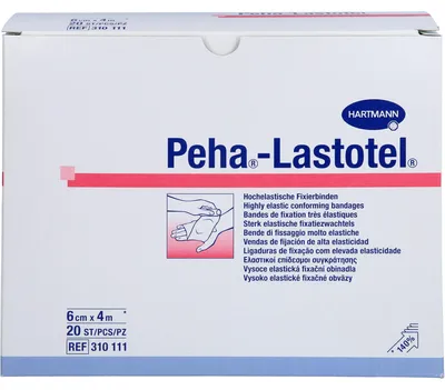 Produktbild von Hartmann Peha®-Lastotel Fixierbinde 20 Stück 4 m x 6 cm
