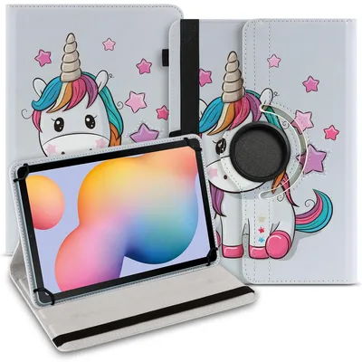 Produktbild von Tablet Tasche für Samsung Galaxy Tab S6 Lite Hülle Case Schutz Cover 360 DrehbarFarbe Uni 360 Taschen:Motiv 16