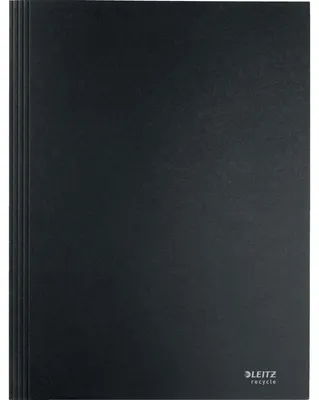 Produktbild von Leitz 39060095 Sammelmappe Karton Schwarz A4