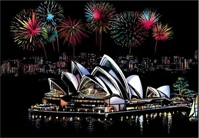 Immagine prodotto di Gratta e vinci magico Beautiful Sydney Opera House 40x28 cm