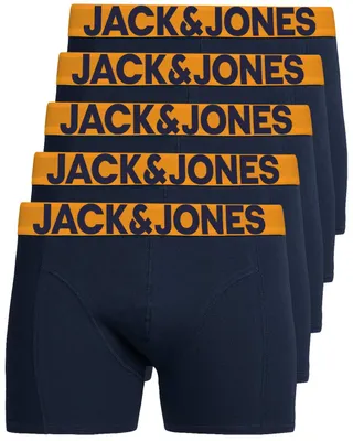 Produktbild von JACK & JONES Herren 5er Pack Boxershorts Mix Unterwäsche Mehrpack,5er Pack Navy,S