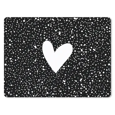Produktbild von MuchoWow® Mauspad Mousepad Design - Liebe - Herz 23x19 cm - Mousepads - Maus Mat - Pad - Mausunterlage - Schreibtischunterlage - Mauspad