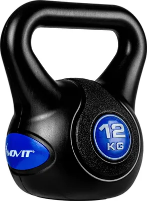 Produktbild von MOVIT Kettlebell Kugelhantel Rundgewicht Kugelgewicht Schwunghantel 12 kg blau