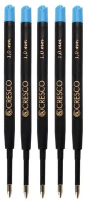 Image de Recharges pour stylos à bille Non Stop 1 mm bleu (20 pièces) - Cresco