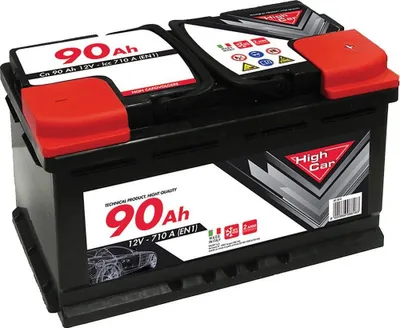 Produktbild von Hohe Autobatterie 90AH 710A 12V Rechts Pluspol L4 Box
