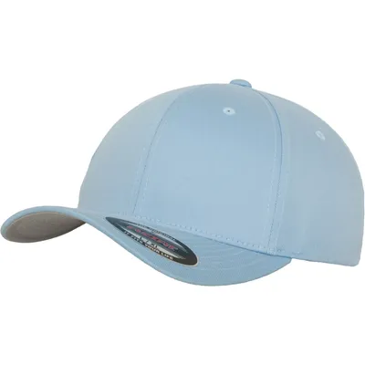 Produktbild von FLEXFIT 6277 | Wooly Combed Cap / Kappe / Mütze / Hut Stabile Front - Farbe: Carolina Blue - Größe: S/M