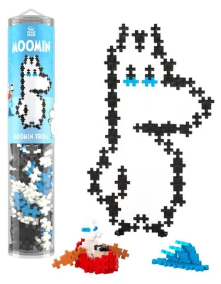Image de Puzzle Plus-Plus par numéro, Muminki, Tuba, 270 pièces - Plus-Plus