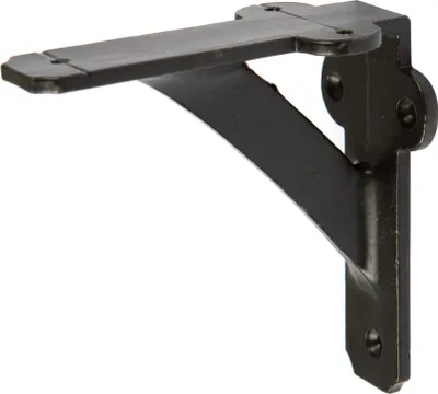 Produktbild von Eisen Regal-Halterung Gusseisen Antike Vintage Wandhalterungen 100mm Schwarz